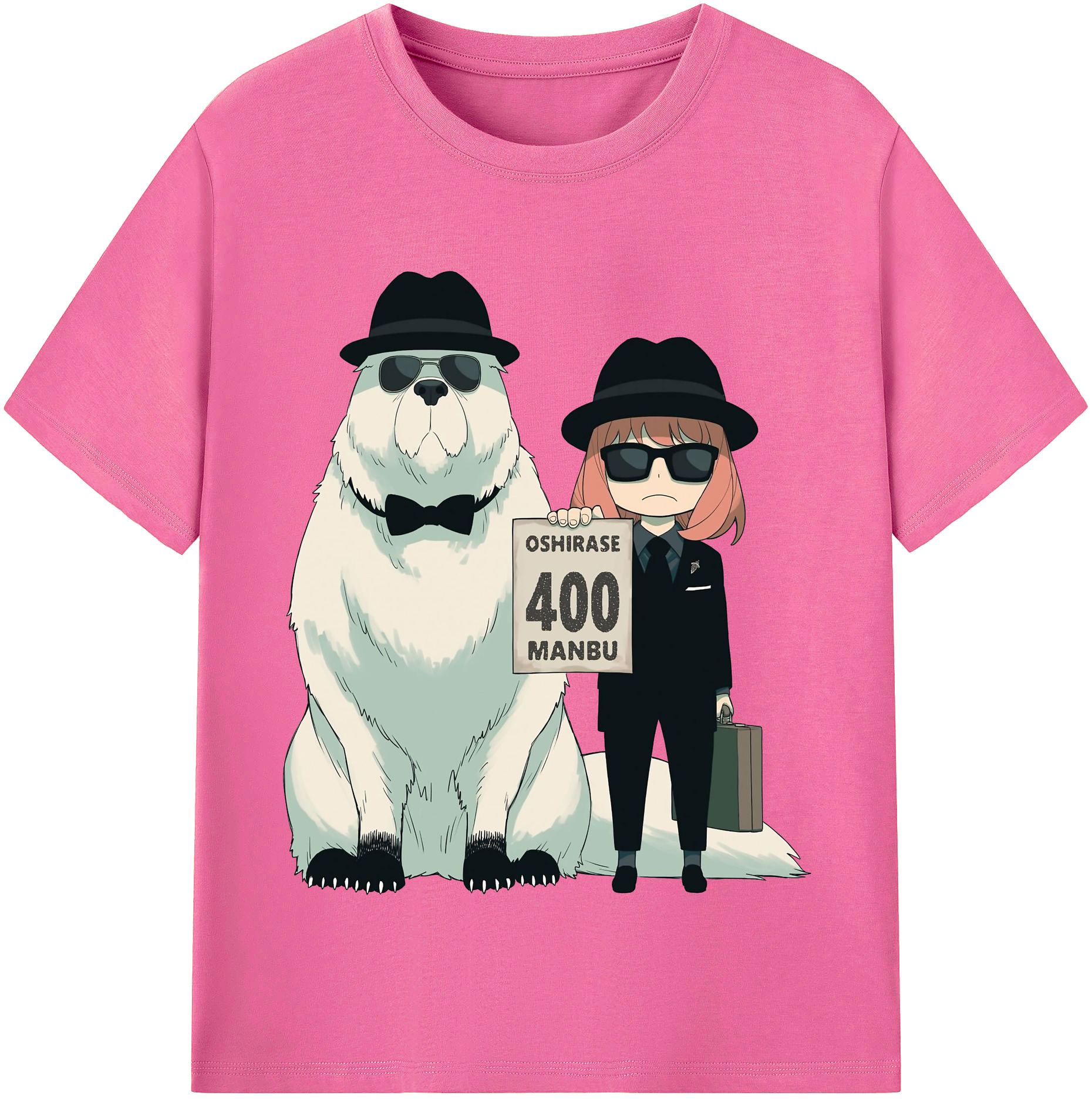 （画像用） SPY×FAMILY间谍家家酒 レディースカジュアルプリントTシャツ（綿100％）